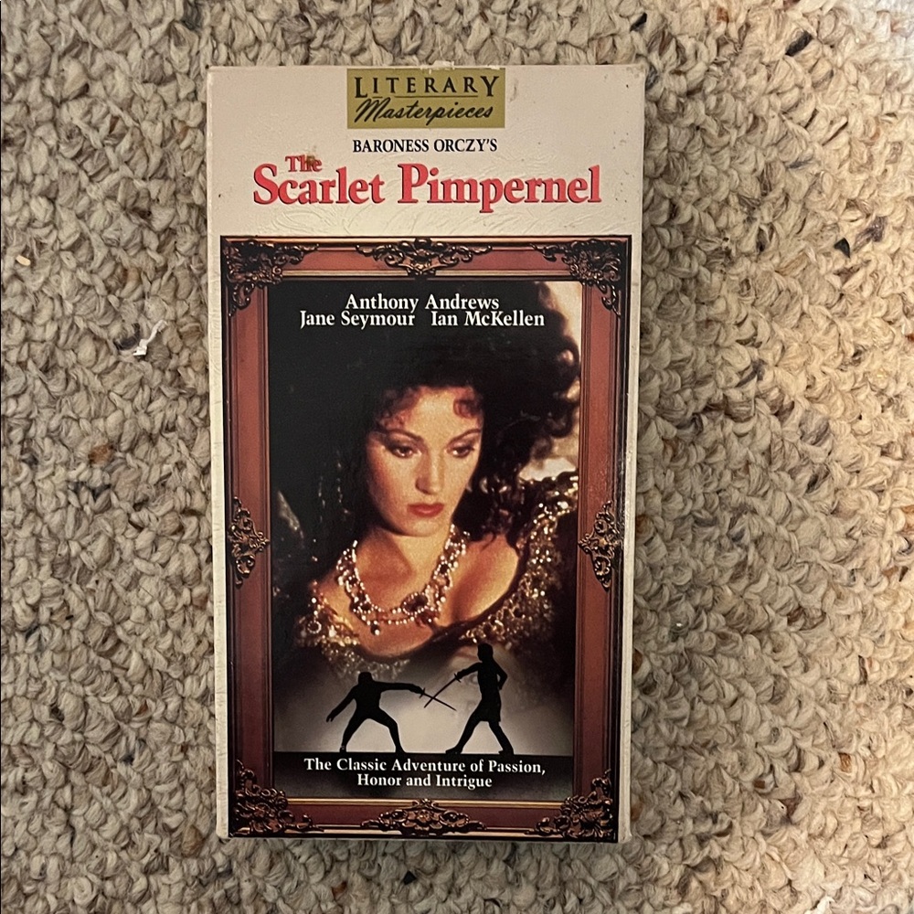 The Scarlet Pimpernel VHS Tape